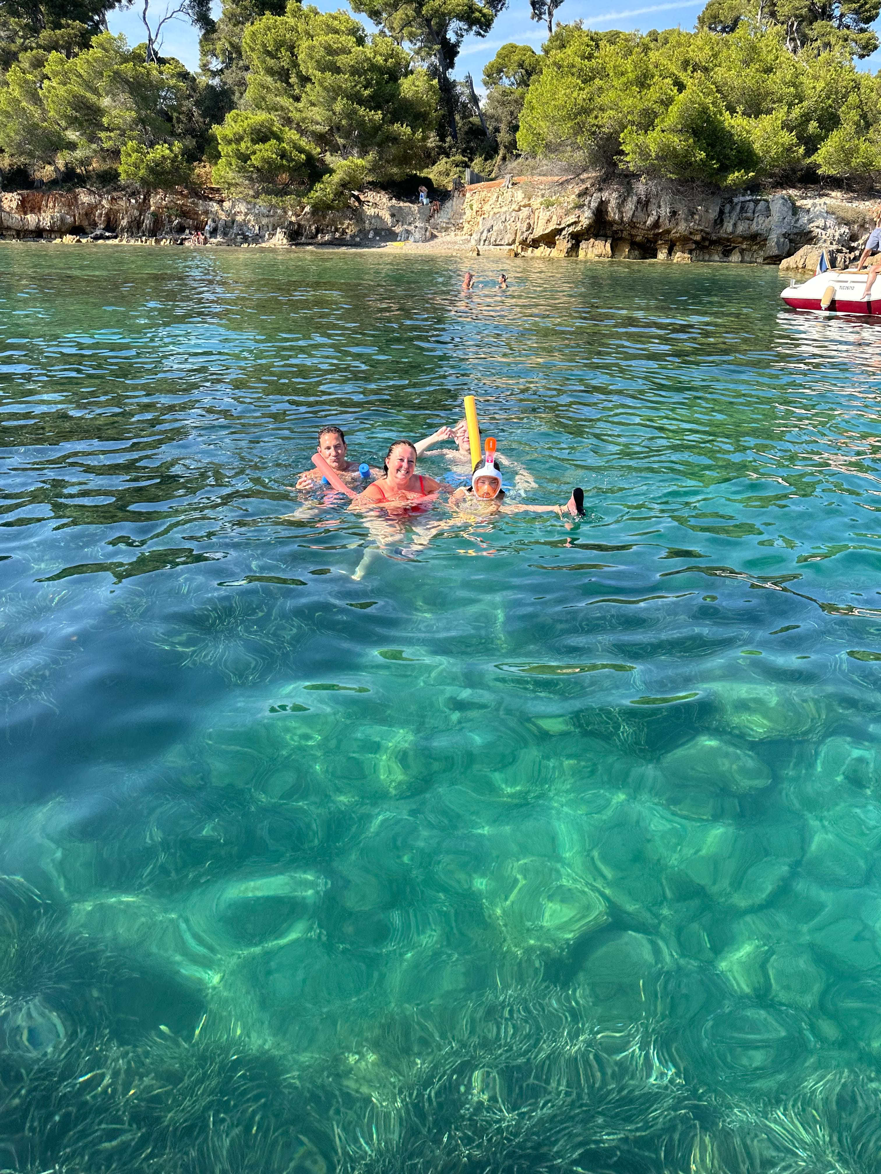 Plage turquoise Côte d'Azur
